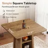 Table de bar Tribesigns avec rangement, hauteur 90 cm, Voir les images du produit 7