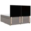 Boxspringbett mit Matratze Taupe 200x200 cm Stoff Produktbild-Vorschau 8