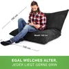 Green Bean® XXL Riesensitzsack "Square" aus Cordstoff 370 Produktbild-Vorschau 5