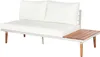 BELIANI Lounge Set Hellbraun Akazienholz 4-Teilig 5-Sitzer Produktbild-Vorschau 6
