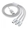 Kabel K Telefonu 3V1 Micro Usb Usb-C Lightning 120Cm Náhled obrázku produktu 1