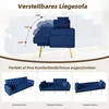 Merax 2 Sitzer Sofa, Couch mit Liegefunktion, 3 Produktbild-Vorschau 5