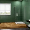 80X80X185cm Duchkabine Duschabtrennung Eckdusche Duschwand Produktbild-Vorschau 2