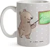 Mr. & Mrs. Panda Kaffeetasse Sachkundelehrer Herz - Grau Produktbild-Vorschau 3