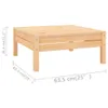 vidaXL 7-tlg. Garten-Lounge-Set Massivholz Kiefer -  Produktbild-Vorschau 17