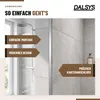 Dalsys 5x Fliesenschiene Eckprofil 2,5m x 10mm Schwarz Alu Produktbild-Vorschau 5