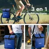 Wiltec Sacoche étanche pour porte-bagages bleue – capacité Voir les images du produit 5