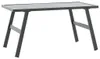 Stolik Kawowy Do Ogrodu, Czarny, 90X45X35 Cm, Malowana Stal Podgląd zdjęcia produktu 1