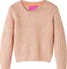 vidaXL Kinderpullover Gestrickt Zartrosa 116 Produktbild-Vorschau 7