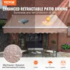 VEVOR tenda da sole per balcone 2,4x2,1 m tenda a bracci Anteprima dell’immagine prodotto 2