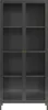 Vitrinenschrank ’Säkylä’ mit 2 Türen Stahl 180 x 80 x 35 cm Produktbild-Vorschau 6