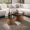 Hoyz Collection – Tinto Dreieckiger Couchtisch, 2er-Set – Produktbild-Vorschau 1