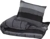 vidaXL Set di biancheria da letto grigio scuro 140x200 cm Anteprima dell’immagine prodotto 3