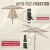 Sekey Sonnenschirm 270 cm Gartenschirm UPF50+ Knickbar, Produktbild-Vorschau 2
