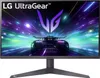 A computer monitor displaying a futuristic racing car with vibrant, abstract lights in the background. Produktbild-Vorschau