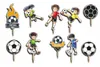 Cake Toppers Decoration Set - Fussball 10Tlg. Produktbild-Vorschau 2
