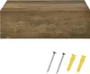 A wooden shelf and mounting hardware on a white background. Náhled obrázku produktu