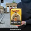 Blechschilder Retro GLÜCK IST EIN BIER - Biertrinker Produktbild-Vorschau 3