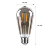A single light bulb is shown against a white background with dimensions indicated. Náhľad obrázku produktu
