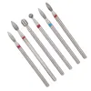 6pcs/paquet Kit de forets en acier inoxydable pour ongles Voir les images du produit 4