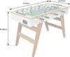 Baby-foot 120cm blanc et bois Voir les images du produit 8