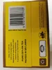 A side view of a tea box showing product information and a barcode. Produktbild-Vorschau