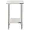 Piano di lavoro della cucina 82,5x55x85 cm in acciaio inox Anteprima dell’immagine prodotto 6