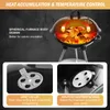 Sunjas Holzkohlegrill Kugelgrill Rundgrill CA-20 Deckel Produktbild-Vorschau 5