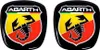 3D nálepka Logo vpředu + vzadu Oficiální erb pro Fiat 500 Náhled obrázku produktu 1