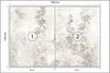 Muralo Vlies Fototapete Für Wohnzimmer BLUMEN Blätter Beton Produktbild-Vorschau 2