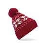 Beechfield Fair Isle Snowstar® Beanie Produktbild-Vorschau 2