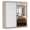 Schwebetürenschrank Kleiderschrank Schrank 203cm Produktbild-Vorschau 4
