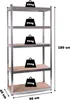 Aga Kovový regál 180x90x40 cm 5 polic Náhled obrázku produktu 5