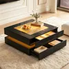 STILVORA Couchtisch mit Glasplatte und LED-Beleuchtung, Produktbild-Vorschau 3