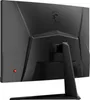 The back of a black computer monitor on a black background. Podgląd zdjęcia produktu
