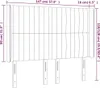 LED Kopfteil Dunkelgrau 147x16x118/128 cm Samt Produktbild-Vorschau 7