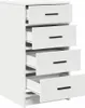 vidaXL Dressoir, wit, 40 x 41 x 75 cm, houtvezel Productafbeelding-voorbeeld 5