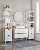 VASAGLE Hochschrank Badezimmer, Badezimmerschrank schmal, 2 Produktbild-Vorschau 2