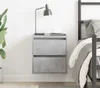 vidaXL Wand-Nachttisch Betongrau 38x34x40 cm Produktbild-Vorschau 3