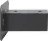 A metal post bracket is shown against a white background. Náhled obrázku produktu