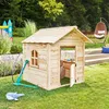 HOME DELUXE - Spielhaus DER GROßE PALAST - Natur ohne Bank Produktbild-Vorschau 5