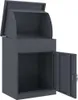 vidaXL Boîte à colis avec rangement Anthracite 47,5 x 38 x Voir les images du produit 4