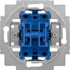 A close-up, top-down view of a blue and silver electrical switch component. Anteprima dell’immagine prodotto