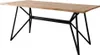 Hudson Baumkantentisch "live edge", 175x90 cm, Eisengestell Produktbild-Vorschau 2