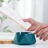Keramický popolník s vekom, odolný proti vetru, popolník na Náhľad obrázku produktu 5