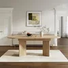 Table à manger rectangulaire à rallonges 120-160 x 80 cm Voir les images du produit 2