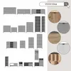 Badschrank Vicco Eliza Viking Oak 40 x 190 cm mit Tür und Produktbild-Vorschau 8