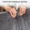 HOMCOM 3-Sitzer Sofa, Couch mit Armlehnen, Stahlbeinen, Produktbild-Vorschau 6