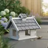 Maison en bois pour oiseaux Villa pour oiseaux Mangeoire Voir les images du produit 7