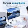 Qost - DisplayPort naar HDMI Adapter - 0.15 Meter - Zwart Productafbeelding-voorbeeld 3